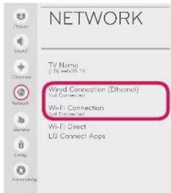 LG OLED65E6P - Network Settings - 3