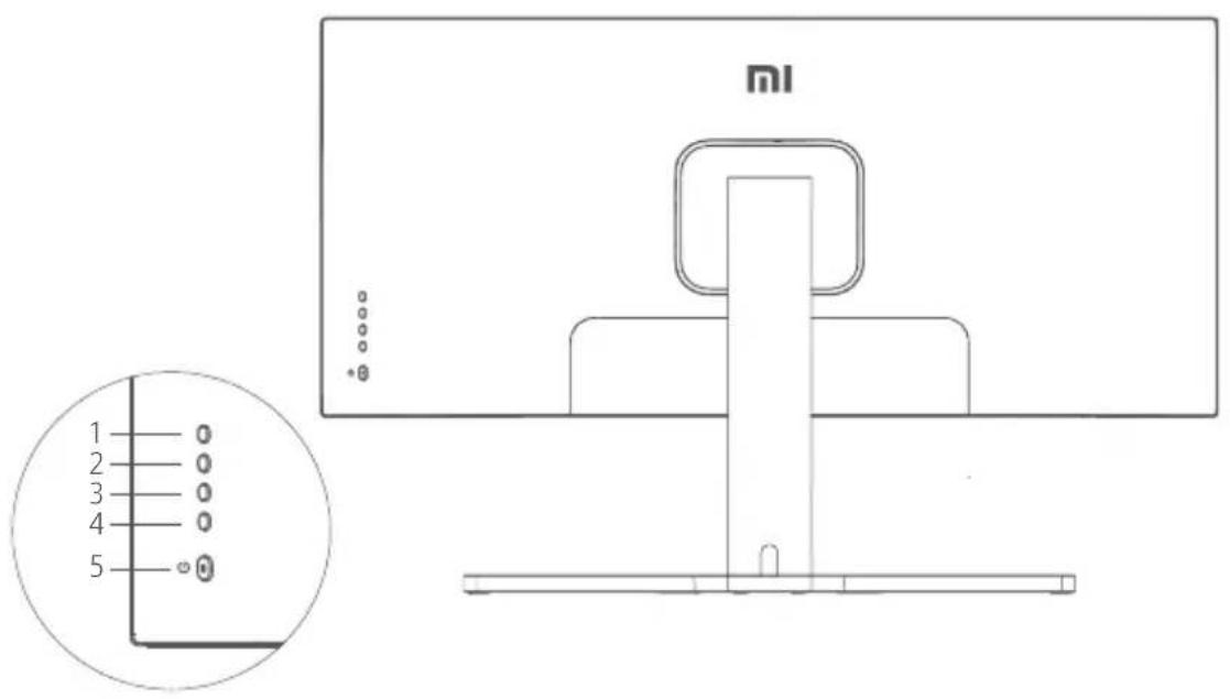 Xiaomi Mi Curved Gaming Monitor 34 - Połaczenia - 4