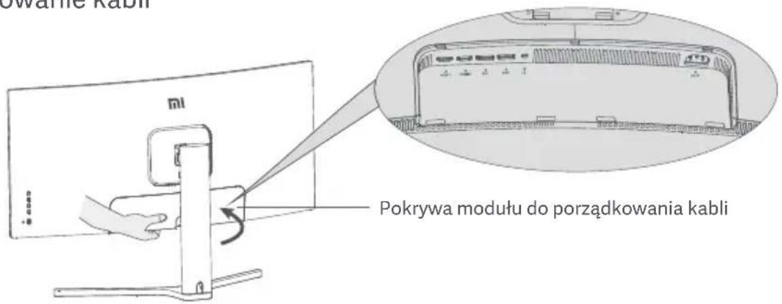 Xiaomi Mi Curved Gaming Monitor 34 - Uporzadkowanie kabli - 1