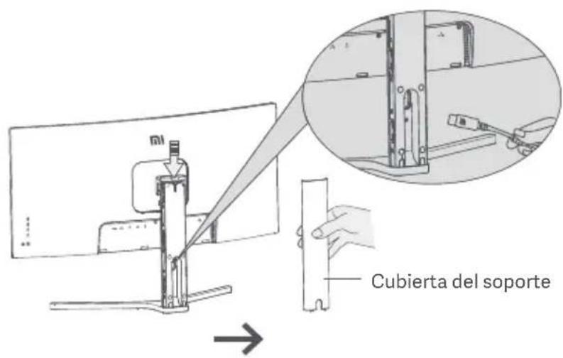 Xiaomi Mi Curved Gaming Monitor 34 - Gestión del cableado - 2