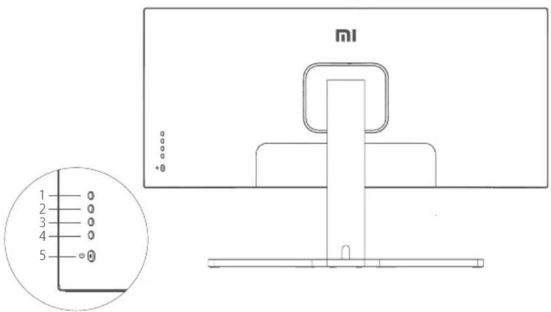 Xiaomi Mi Curved Gaming Monitor 34 - Connections - 4