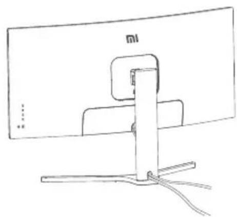 Xiaomi Mi Curved Gaming Monitor 34 - Cable Management - 3