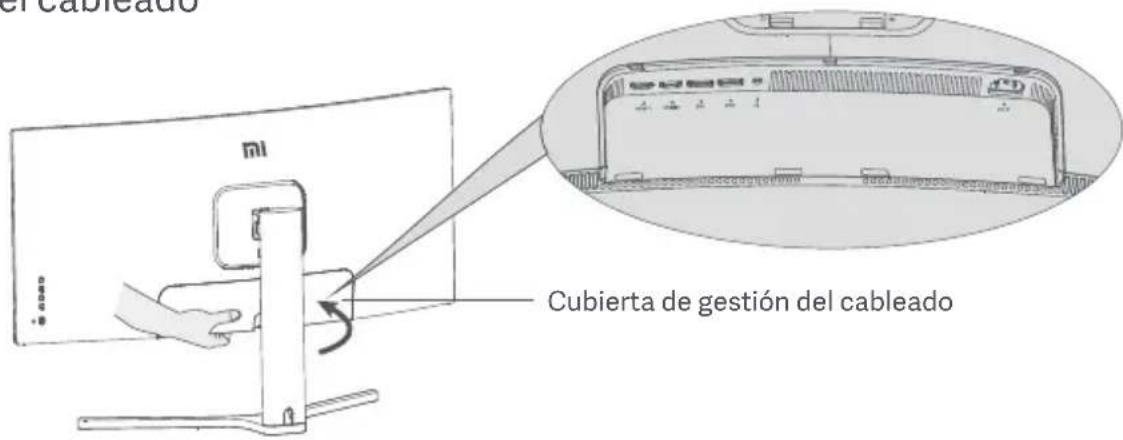 Xiaomi Mi Curved Gaming Monitor 34 - Gestión del cableado - 1