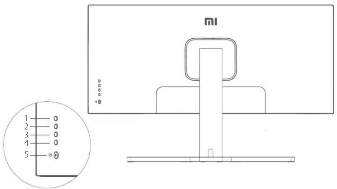 Xiaomi Mi Curved Gaming Monitor 34 - Verbindungen - 4