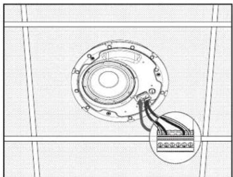 BOSE DesignMax DM8C - Befestigung des Laufsprechers - 4
