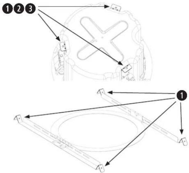 BOSE DesignMax DM8C - Uso de un cable de seguridad - 1
