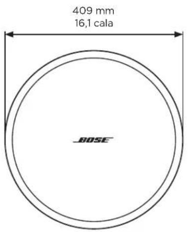 BOSE DesignMax DM8C - Wymiary produktu - 1