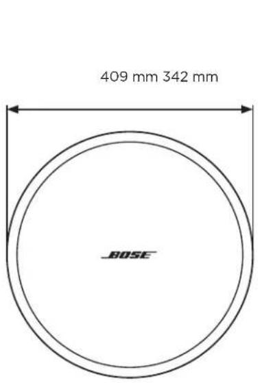 BOSE DesignMax DM8C - Dimensioni del prodotto - 1