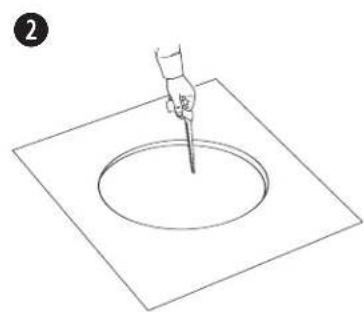 BOSE DesignMax DM8C - Taglio del pannello a soffitto - 2