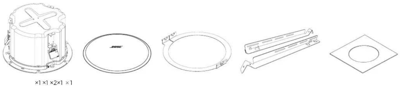 BOSE DesignMax DM8C - 包装内容物 - 1