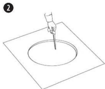 BOSE DesignMax DM8C - Cutting the Ceiling Tile - 2