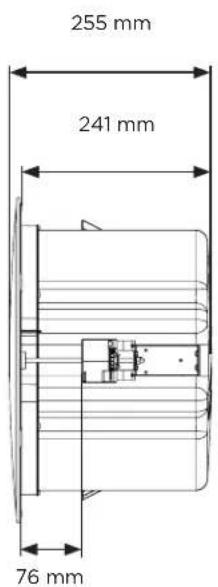 BOSE DesignMax DM8C - Afmetingen van het product - 2