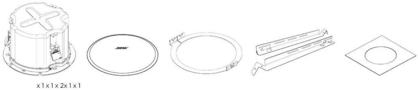 BOSE DesignMax DM8C - Contenu de l'emballage - 1