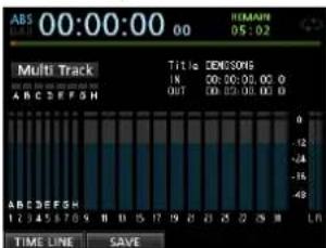 TASCAM DP32SD - Réglage et contrôle du niveau d'entrée - 1