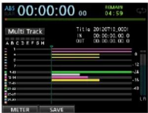 TASCAM DP32SD - Indicateurs de niveau - 1