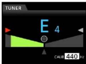 TUNER E 4 CALIB 440 Hz