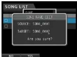 TASCAM DP32SD - Exemples de navigation - 3
