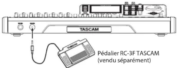 TASCAM Pédalier RC-3F TASCAM (vendu séparément)