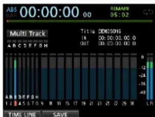 TASCAM DP32SD - – Guide de prise en main - 3