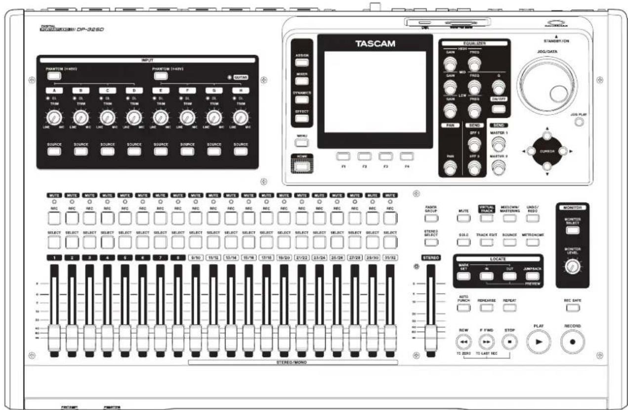 TASCAM DP32SD - MODE D'EMPLOI - 1