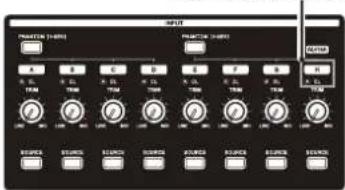 TASCAM DP32SD - Réglage et contrôle du niveau d'entrée - 2