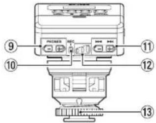 TASCAM DR10SG - ⑧ Compartiment de la pile - 1