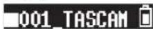 TASCAM DR10SG - Démarrage de l'unité - 1
