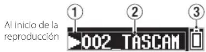 TASCAM DR10SG - Avance rapiyo y rebobinado - 1