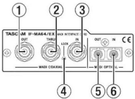 TASCAM IFMA64BN - Nom des parties - 1
