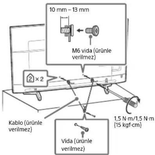 SONY Bravia FW49BZ35F - Devrilmenin önlenmesi - 4