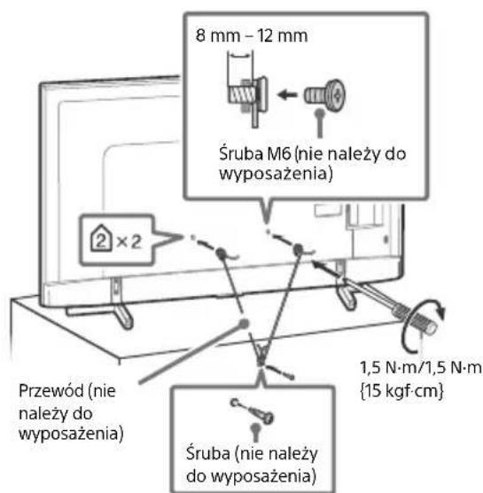SONY Bravia FW49BZ35F - Zabepieczenie przyd przewróceniem - 2
