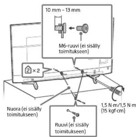 SONY Bravia FW49BZ35F - Kaatumisen estäminen - 4