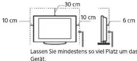 SONY Bravia FW43BZ35F - Luftzirkulation - 2