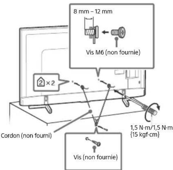 SONY Bravia FW43BZ35F - Prévention des basculements - 1