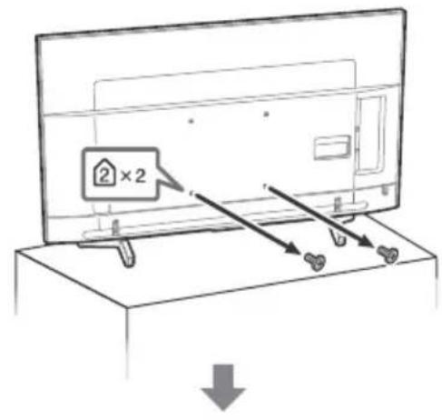 SONY Bravia FW43BZ35F - Verhinderung des Umkippens - 3