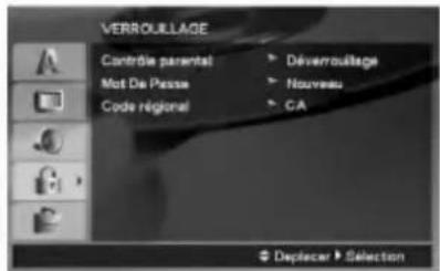 LG V1810MZ - VERROUILLAGE (contrôle parental) - 1