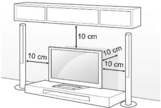 LG 50PM470T - Montar numa mesa - 1