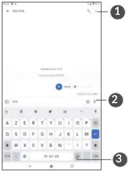 ALCATEL 1T7 4G - Rédiger un nouveau message - 1