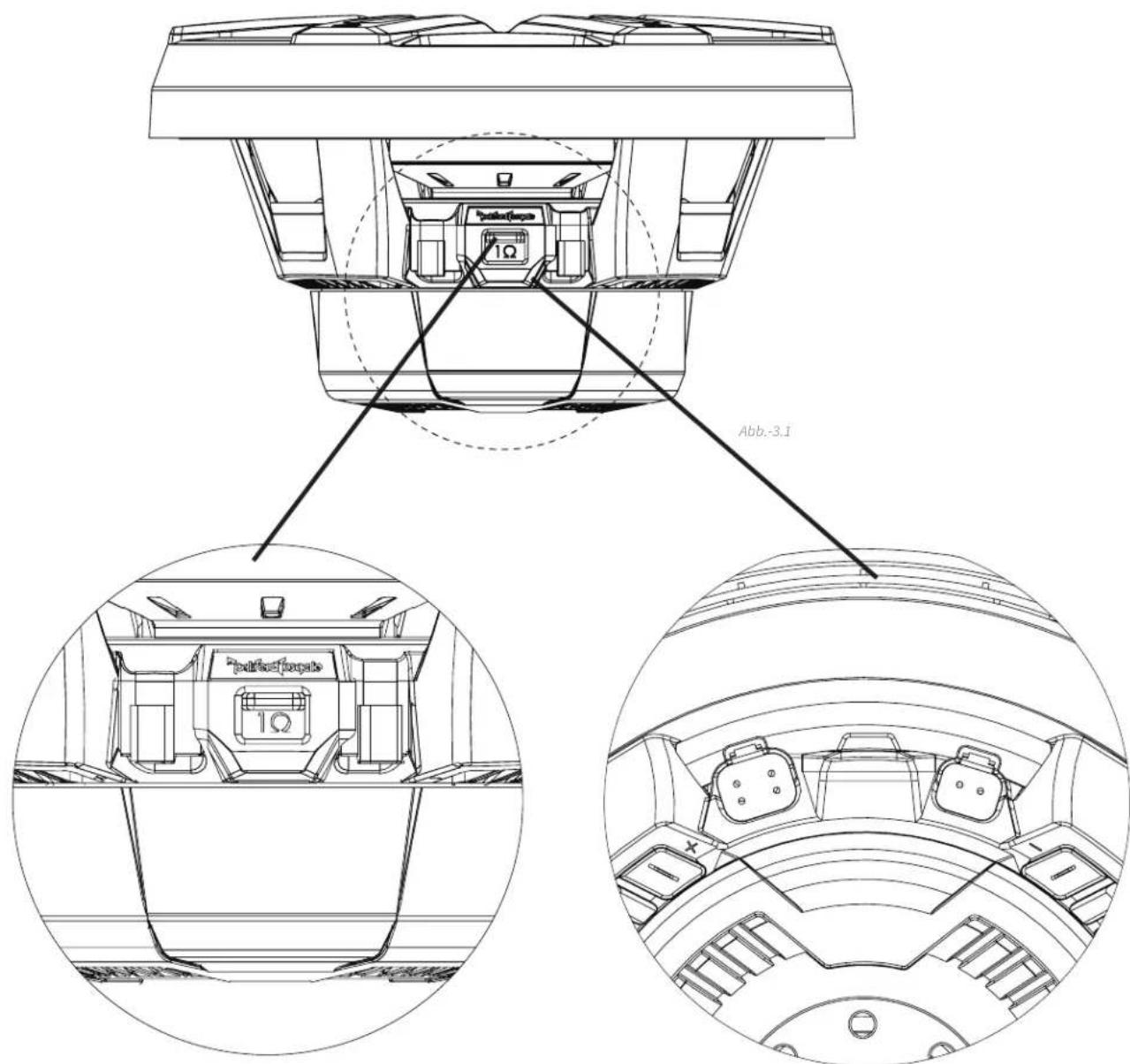 Rockford Fosgate M2D412SB - Montage - 1