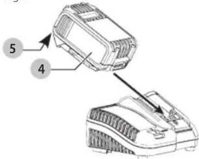 DEWALT DCS498 - Charging a Battery (Fig. C) - 1