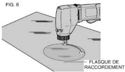 FIG. 6 FLASQUE DE RACCORDEMENT
