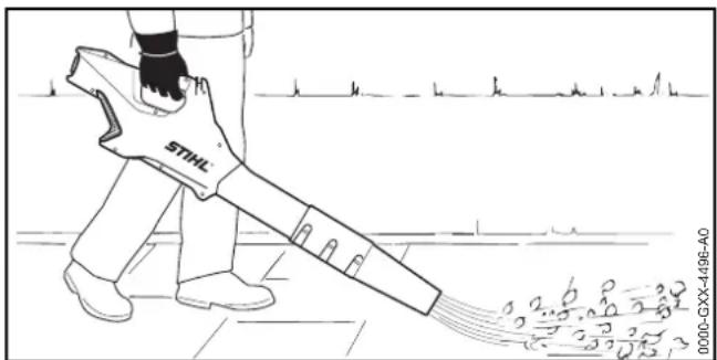 STIHL BGA 86 - Soffiatura - 1