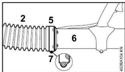 STIHL BR 500 - Bedienungsgriff montieren - 8