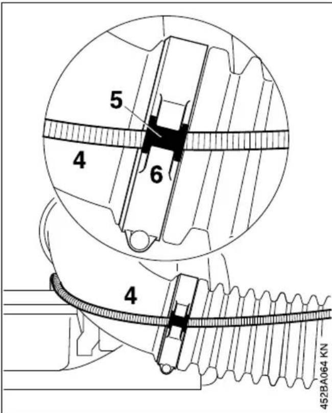 STIHL BR 350 - Montage de la buse - 4