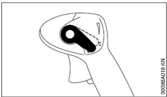 STIHL BR 350 - Motor abstellen - 1