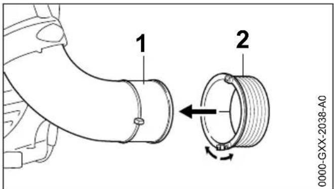 STIHL BR 350 - Dispositif de souffrage du BR 350 - 1
