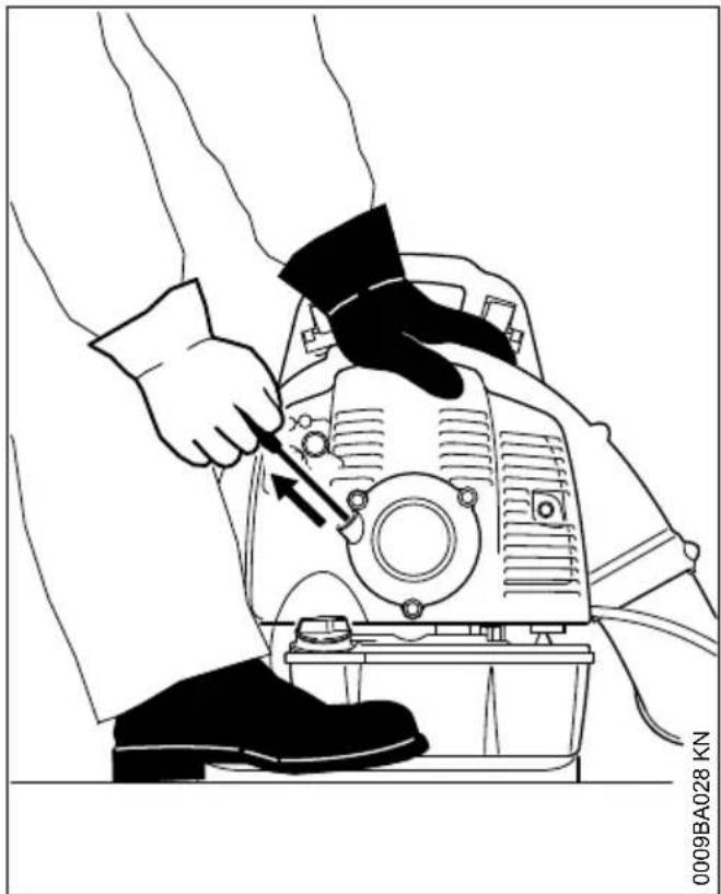 STIHL BR 350 - Starten - 1