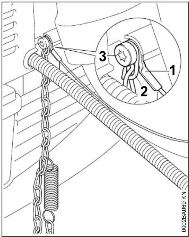 STIHL SR 450 - Ableitsystem montieren - nur SR 450 - 1