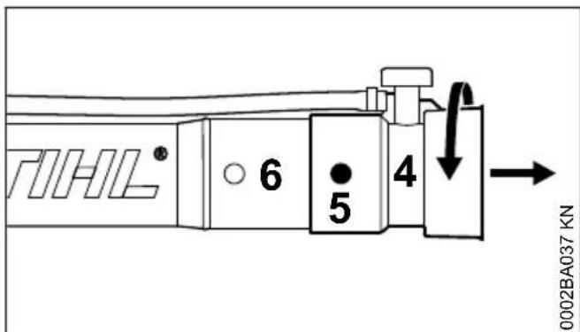 STIHL SR 450 - Tube de soufflage - 2