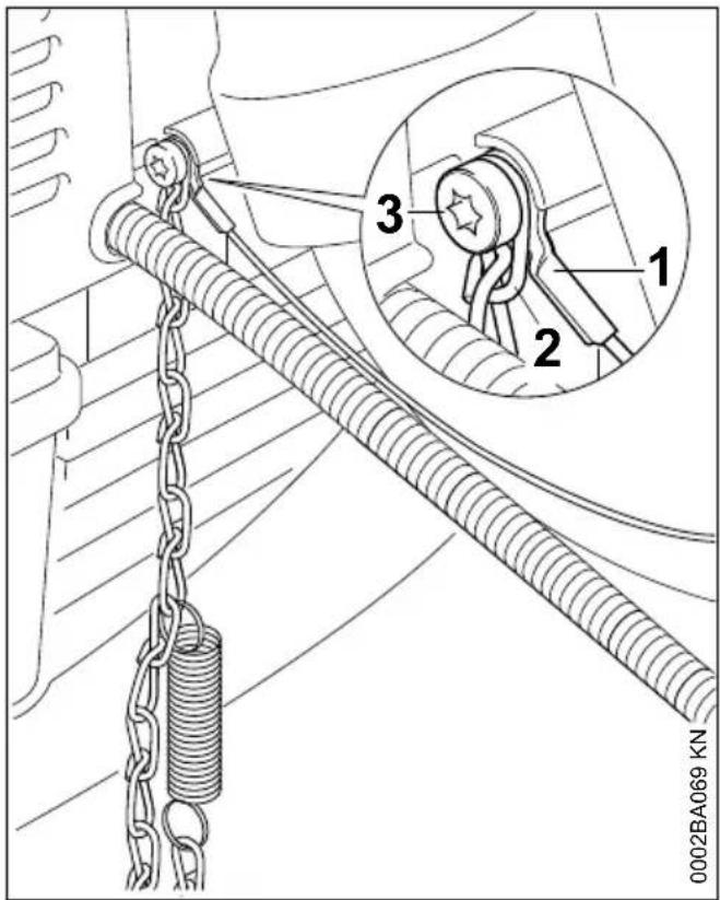STIHL SR 450 - Harmonicaslang op het knie-stuk monteren - alleen SR 430 - 4